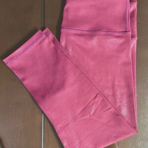 ZYIA Lipgloss Metallic Capri Leggings